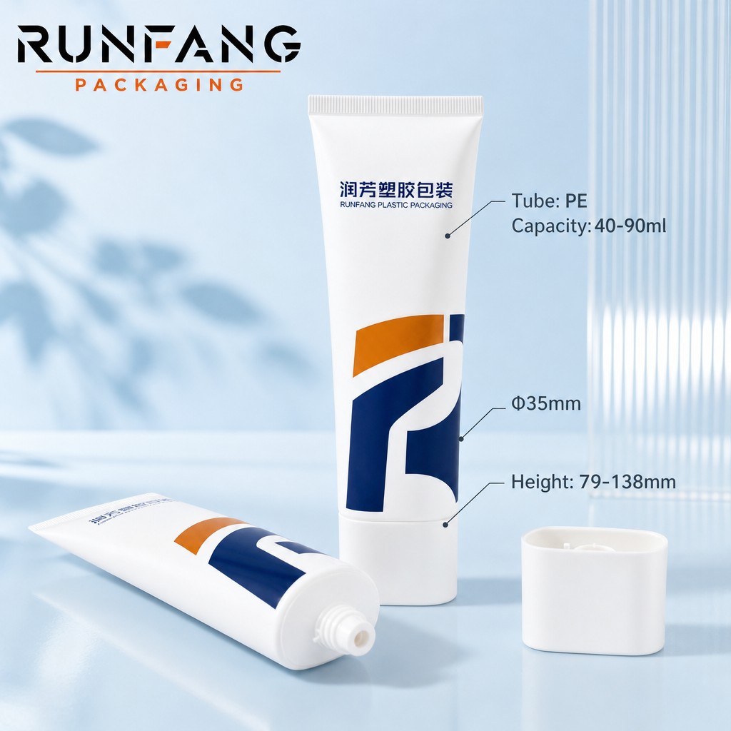 D35mm Plastic Squeeze Tube with Flip Top Cap D35mm Plastic Squeeze Tube with Flip Top Cap